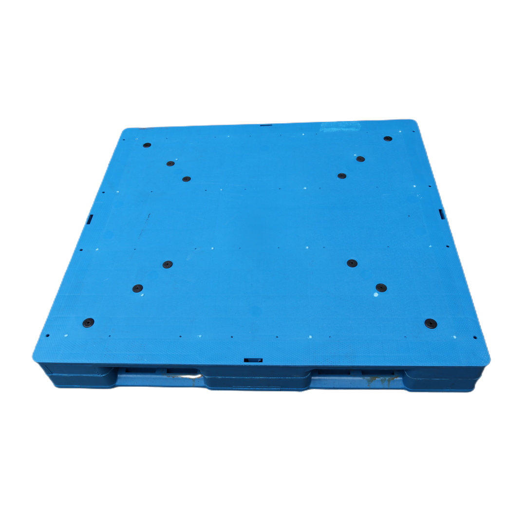 QS heavy duty low price HDPE standard size plastic pallet for sale