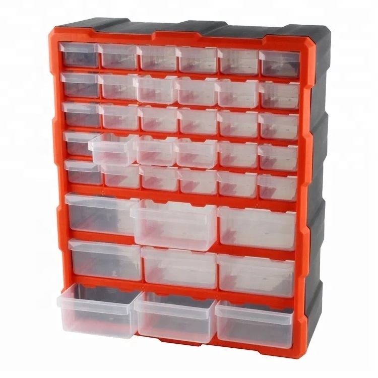 QS Wholesale High Quality Storage Plastic Drawer Bins plastic spare parts Warehouse Large Small Bins for Sale Stacking Storage