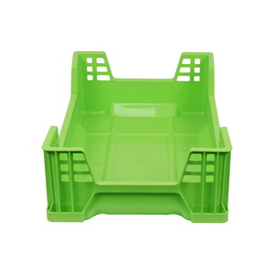 QS Stackable plastic insect turnover crate food safety certified moving crate polypropylene plastic insect breeding tray