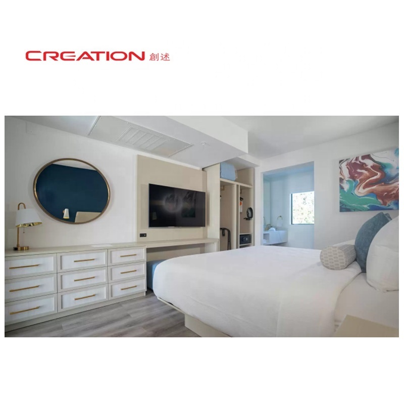 CREATION Hotel Project Furniture Five Star Modern Wood Veneer DASKK Orlando Hotel Furniture Bedroom Sets