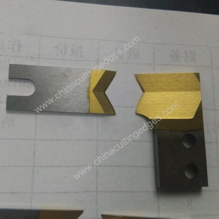 Tungsten carbide Komax wire stripping blades