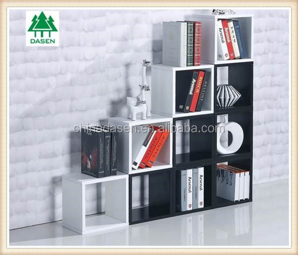 Modern DIY Bookcase Wood Book Shelves Price for 1 Factory Supply Quality High Class 18MM MDF