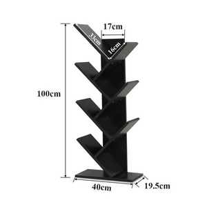 cheap price tree shaped wooden bookshelf for UK market