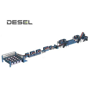 recycle polyester staple fiber machine PET flakes washing line hollow fiber machine solid fiber machine