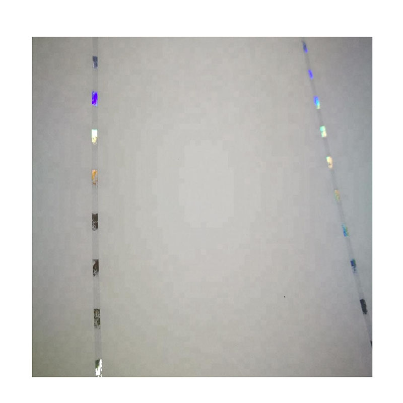 Anti-counterfeiting Hologram strip Security Line Certificate Paper Tickets jewelry certificate