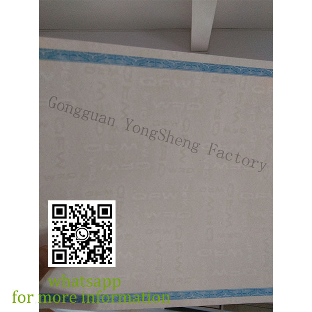 Custom anti-counterfeiting printing hologram certificate paper