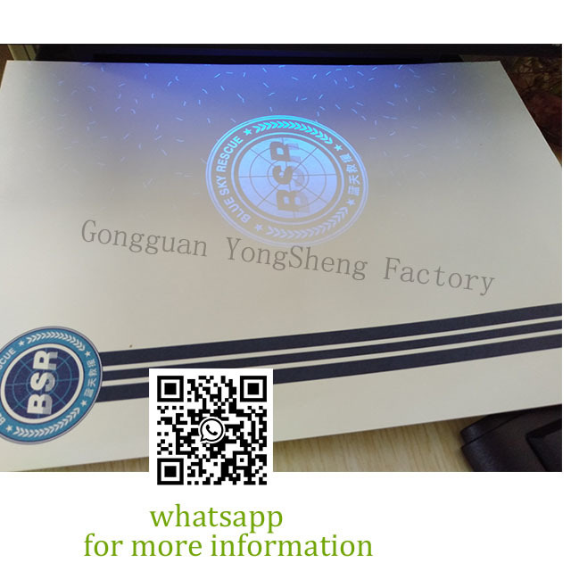 Custom anti-counterfeiting printing hologram certificate paper