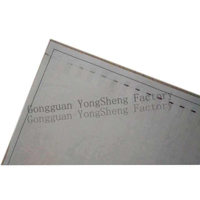 Customized TEXT silver strip embed silver foil hot stamped security certificate thread paper