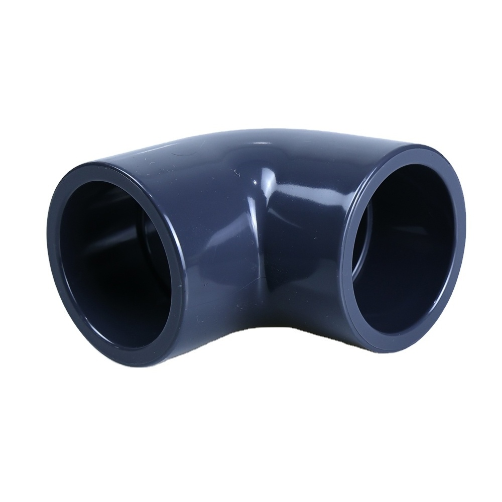 High Quality Pvc Pipe Fitting Pvc 3 Way Elbow 1 inch gray 90 degree elbow pvc pipe fittings schedule 80