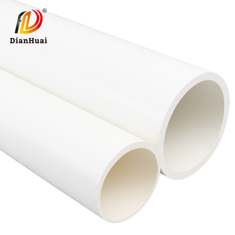 Promotion  25mm 32mm 63mm 160mm Electric Drainage Plastic Tube Water Electrical Upvc Pipe Fitting Pvc