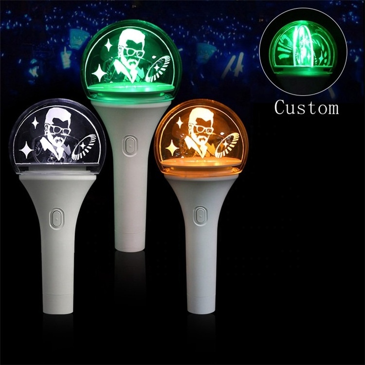 Wholesale Led Idol Concert Lightstick Cheering Fans Custom Kpop Light Stick