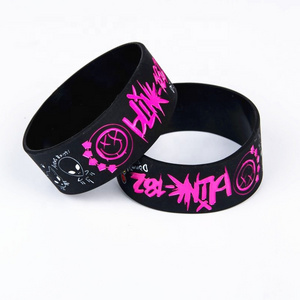 Wholesale Cheap Price Promotion Gifts Rubber Wrist Logo Custom Silicone Band