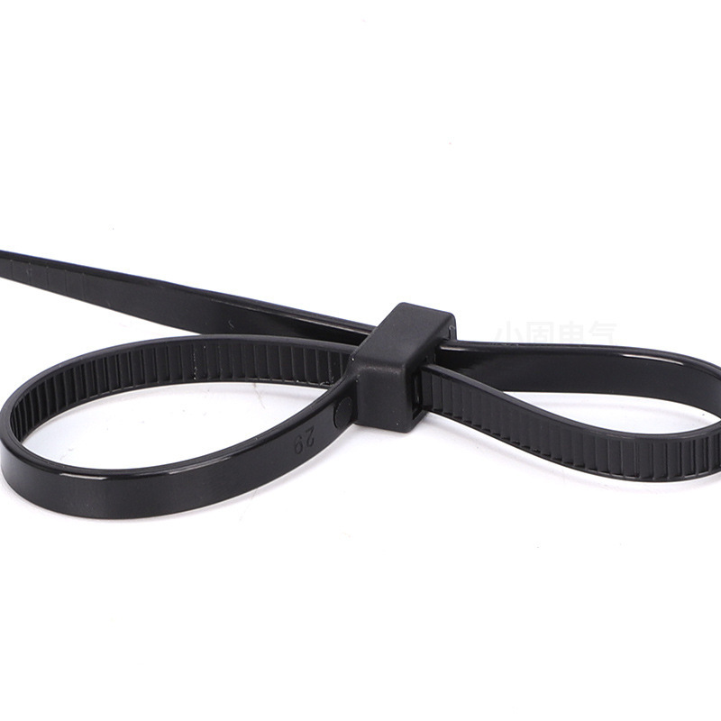 X38 4.3*400 Nylon Automotive Self-locking Zip Tie Double Head Plastic Cable Ties