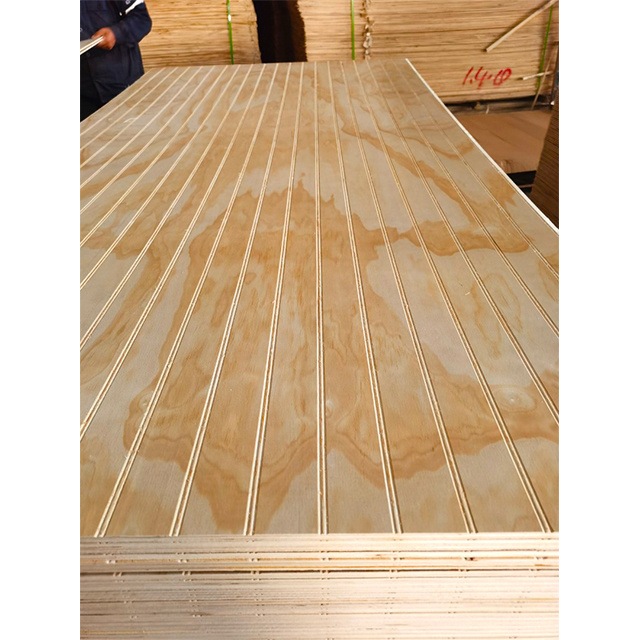 tongue and groove slotted plywood terciado ranurado