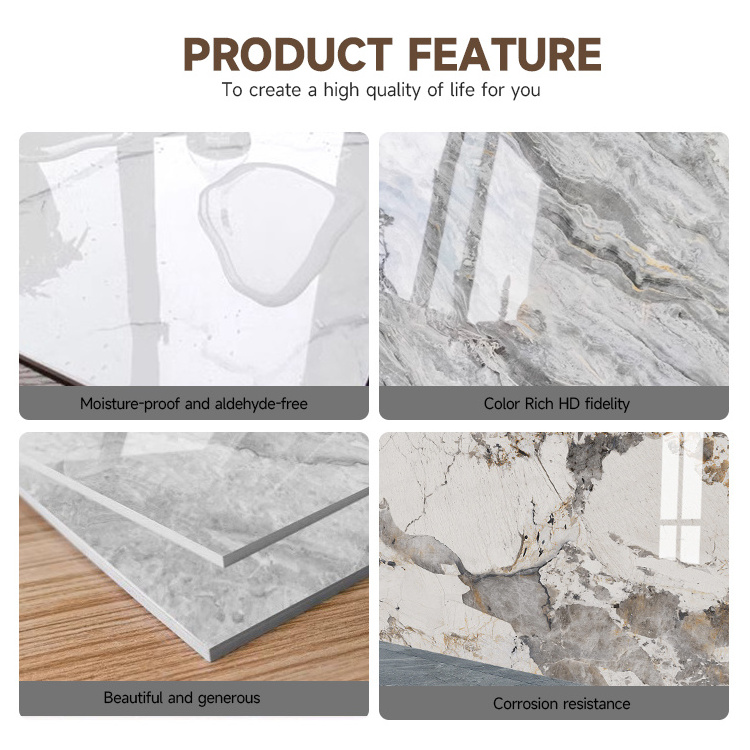 High quality Pvc Marble Sheet Uv Wall Panel For Interior Decoration ...