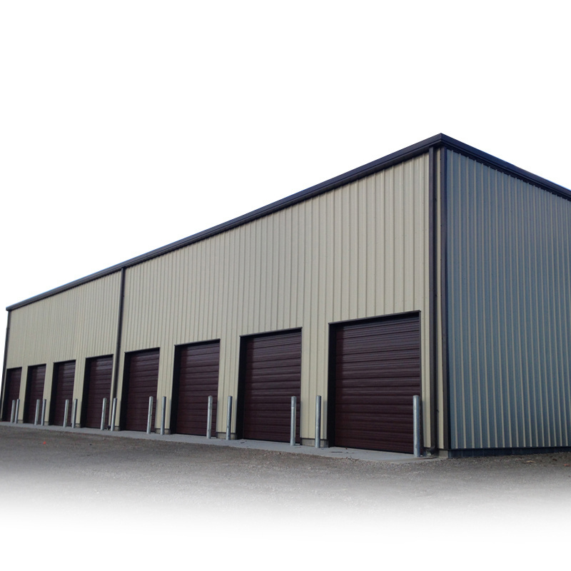 Security Construction Sandwich Panel Insulated Wide Span Light Steel Structure Framework Warehouse