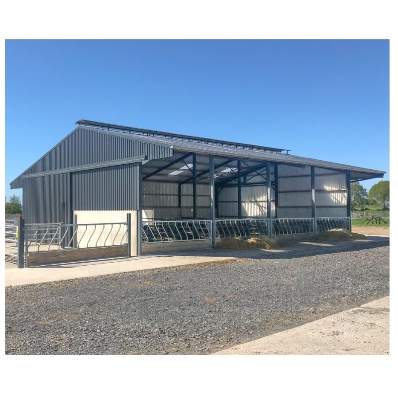 Fast Construction Low Cost Prefab Light Steel Structure Cattle Cow Goat Sheep Pig Shed For Sale