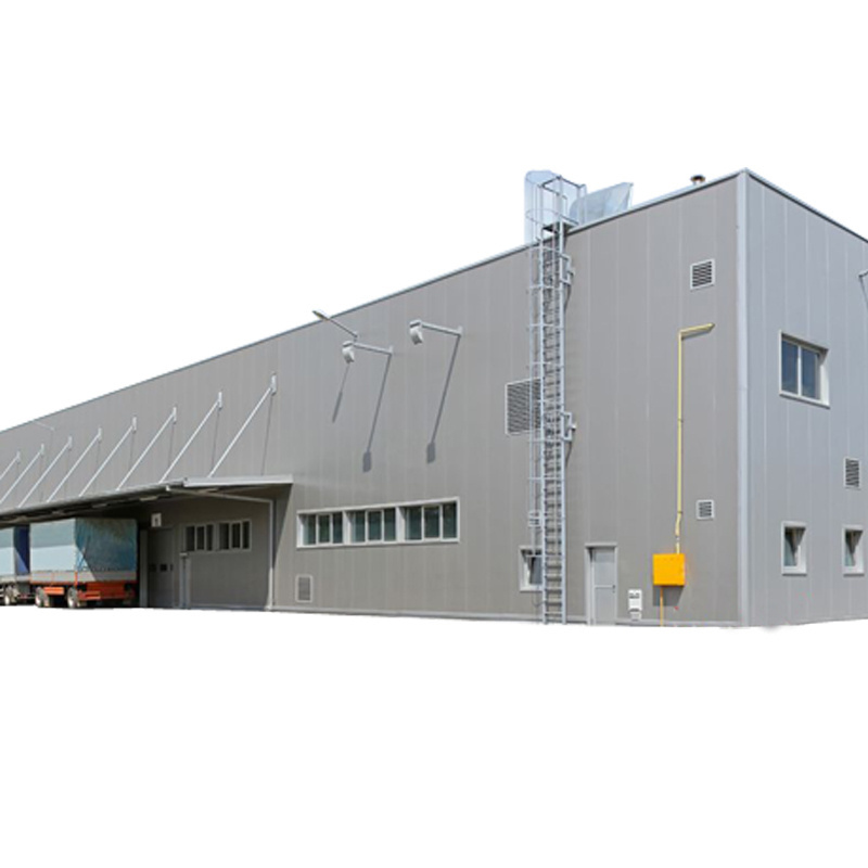 Security Construction Sandwich Panel Insulated Wide Span Light Steel Structure Framework Warehouse