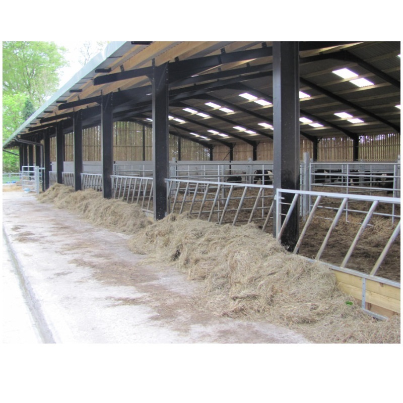 Fast Construction Low Cost Prefab Light Steel Structure Cattle Cow Goat Sheep Pig Shed For Sale