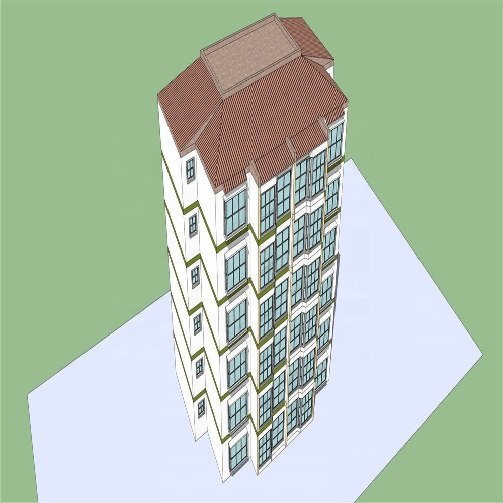 High Rise Anti-Corrosion q345b Pre-Engineered Steel Structure Apartment Building