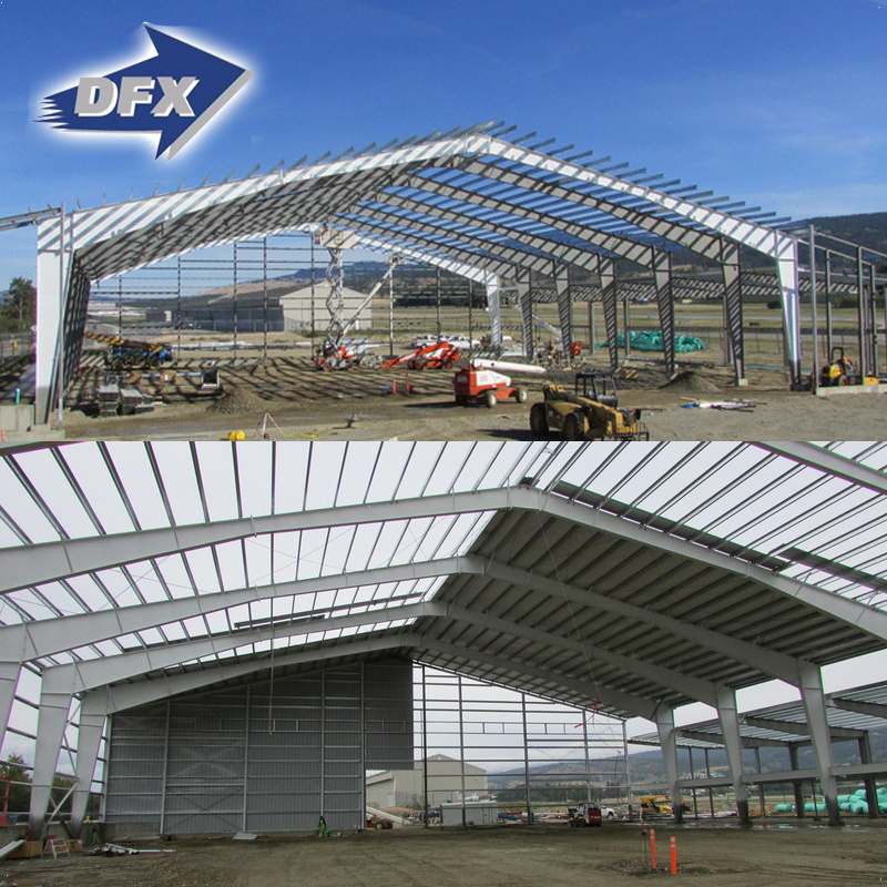 Metal Frame Building Quick Install Customized Design Prefab Steel Structure Warehouse