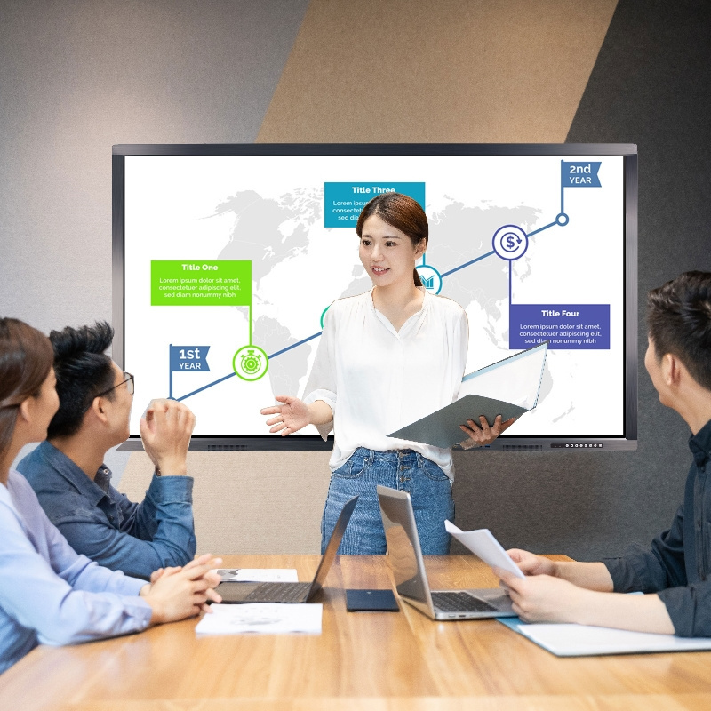 School teaching 32 inch touch screen all in one interactive whiteboard digital educational smart board display