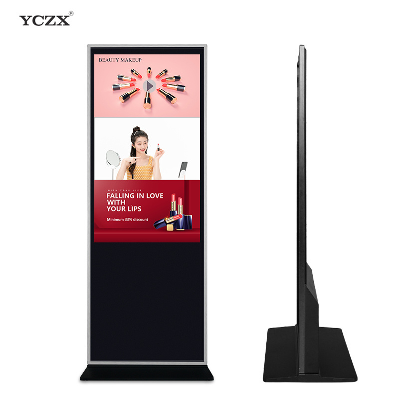 Digital Signage Advertising Video Player Indoor Interactive Lcd Totem Display Kiosk Floor Standing Touch Screen