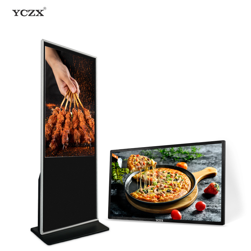 Digital Signage Advertising Video Player Indoor Interactive Lcd Totem Display Kiosk Floor Standing Touch Screen