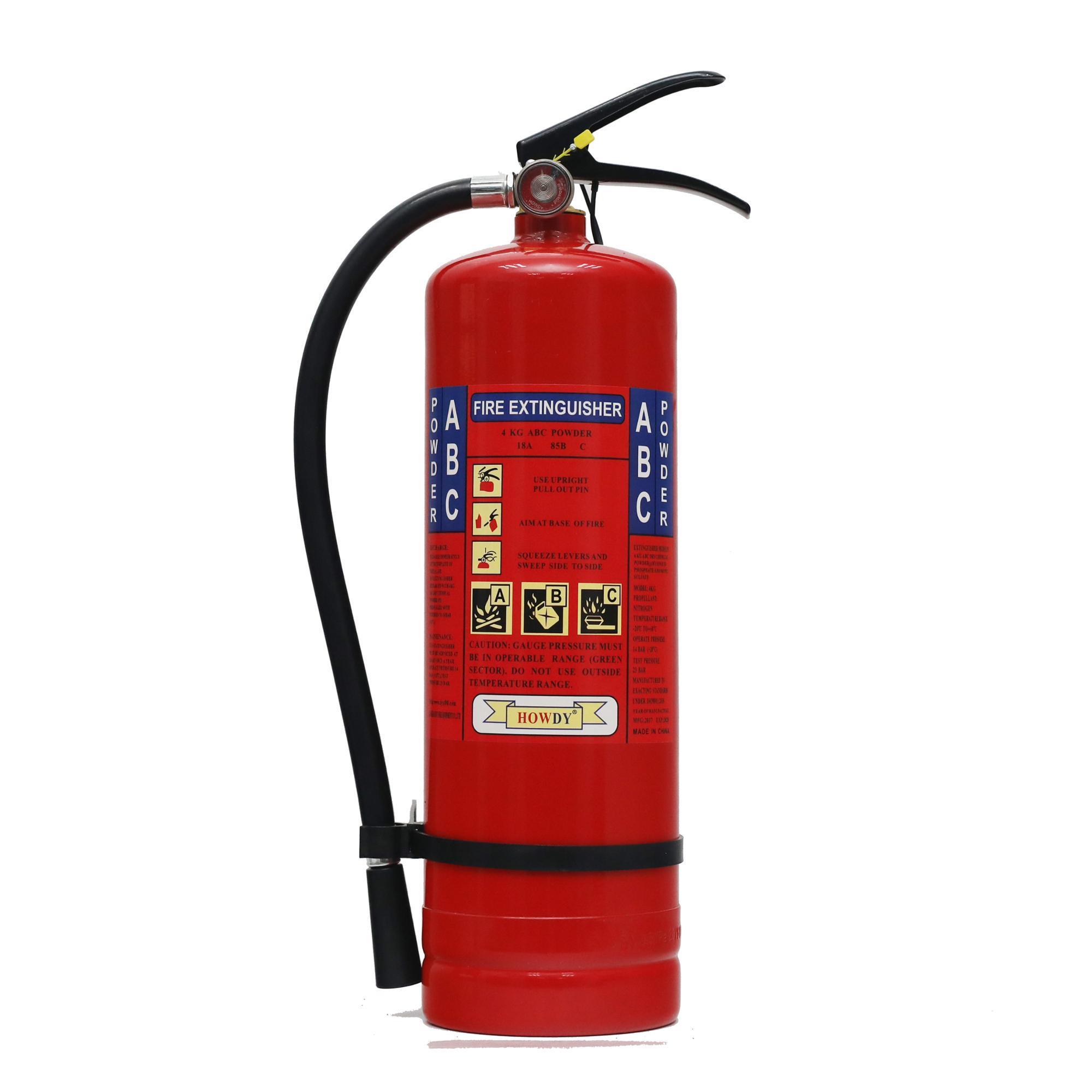 Howdy stainless steel portable abc 5kg dry powder fire extinguisher for sale