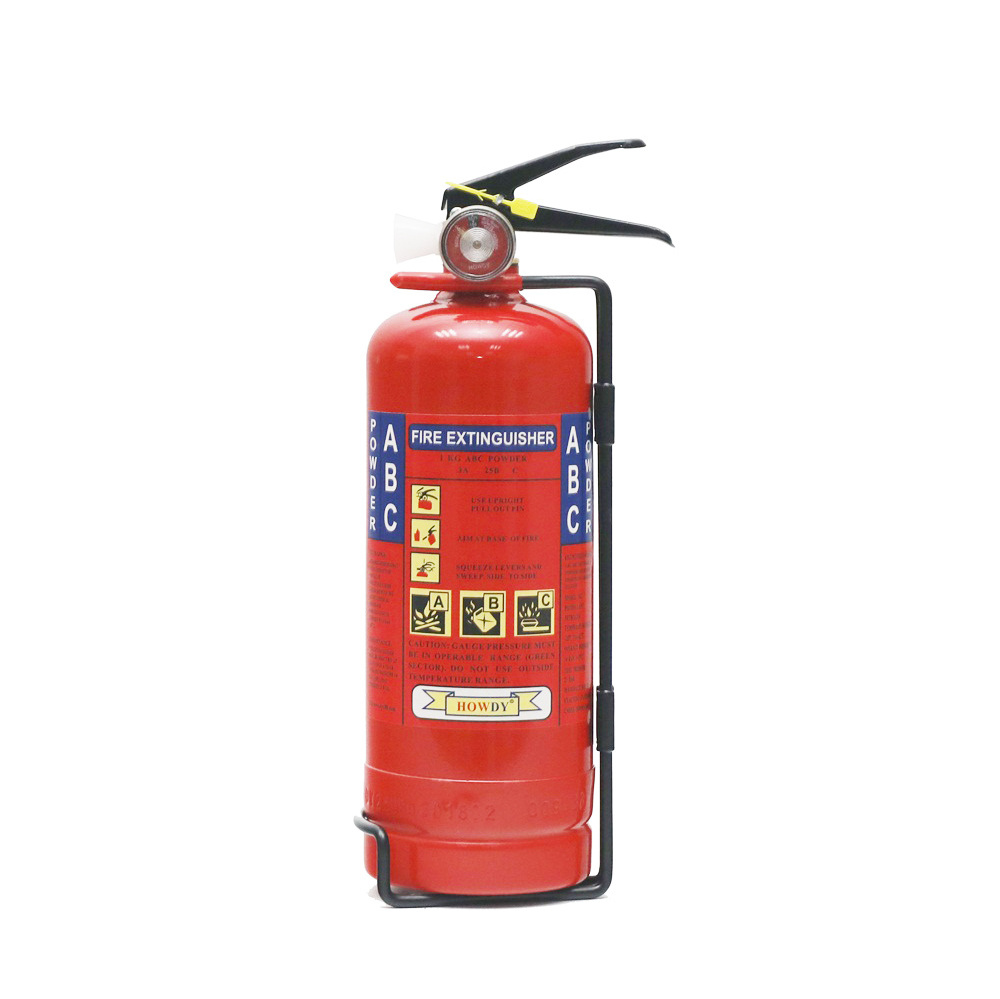 2019 howdy portable car to use fire fighting equipment abc powder 1kg extintores fire extinguisher