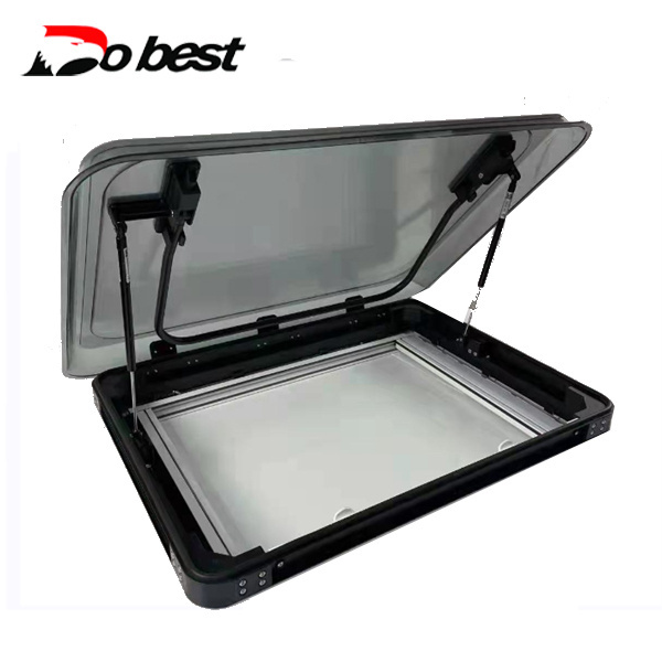 Motorhome Caravan RV Roof Window Vent Skylight Hatch with ventilation fan