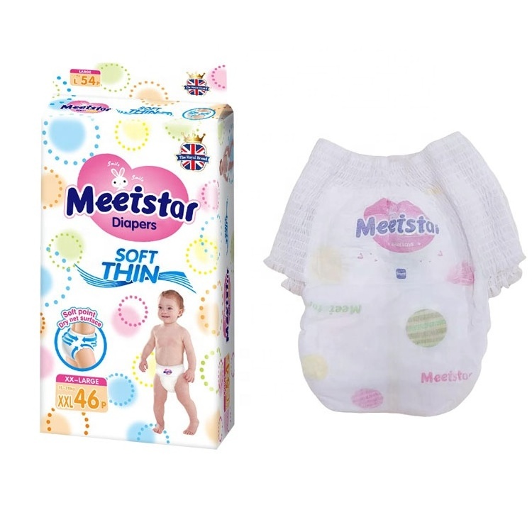 OEM soft breathable products baby pants diaper china wholesale training pants baby pull style up diapers for sensitive skin