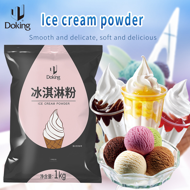 New 2021 New Arrivals High Quality Soft Serve Vanilla Ice Cream Mix Powder