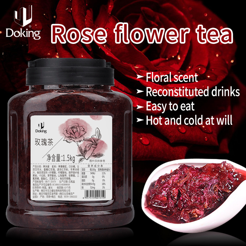 Rose Jam Fruity Sauce bring you a fresh feeling, slightly sweet in the mouth