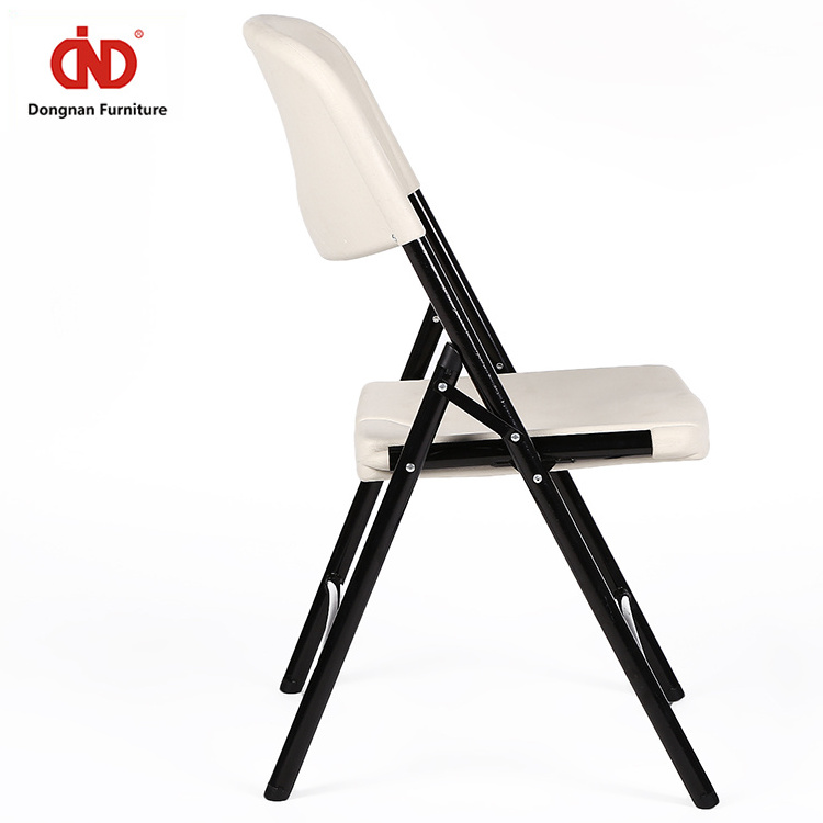 Wholesale Commercial Stackable Wedding Party Event White Travel Outdoor Plastic Folding Chair