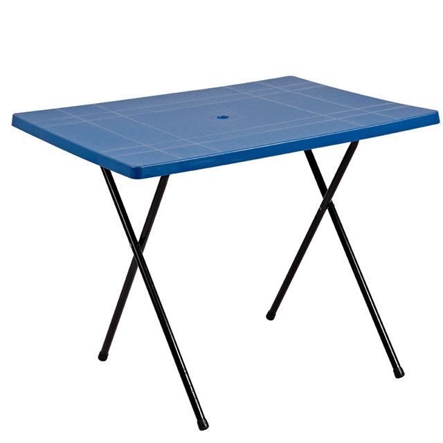 OEM Acceptable Light Weight PP Plastic Folding Outdoor Picnic Table Chair Set With Umbrella Hole