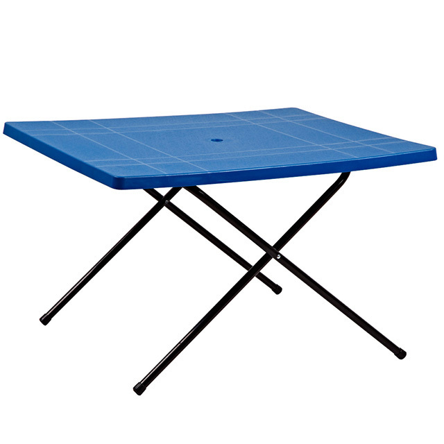 OEM Acceptable Light Weight PP Plastic Folding Outdoor Picnic Table Chair Set With Umbrella Hole