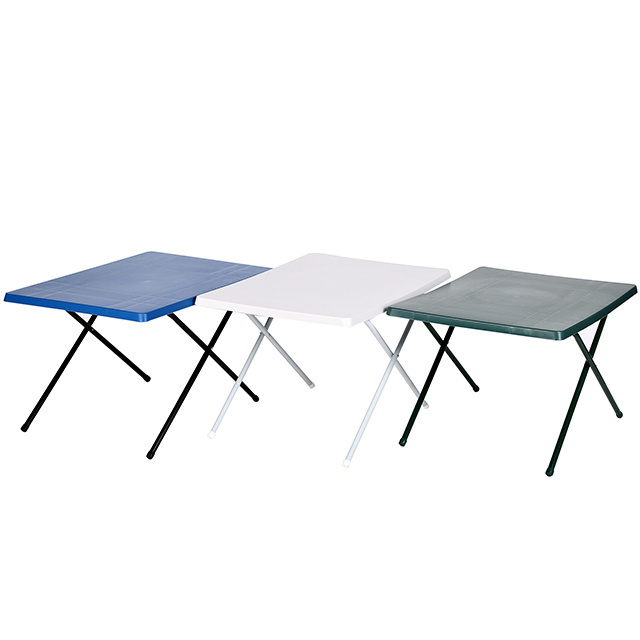 OEM Acceptable Light Weight PP Plastic Folding Outdoor Picnic Table Chair Set With Umbrella Hole