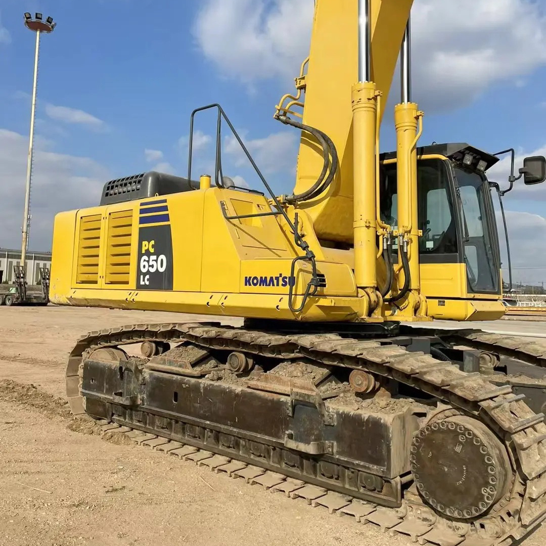 Used large excavator Komatsu PC650LC 65 tons hydraulic crawler large backhoe excavator good price bulldozer loader