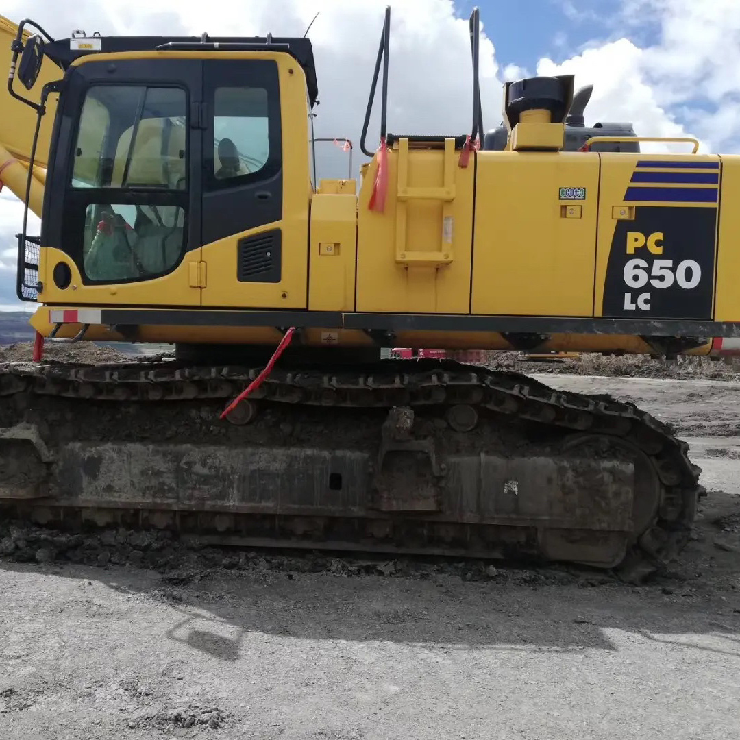 Used large excavator Komatsu PC650LC 65 tons hydraulic crawler large backhoe excavator good price bulldozer loader