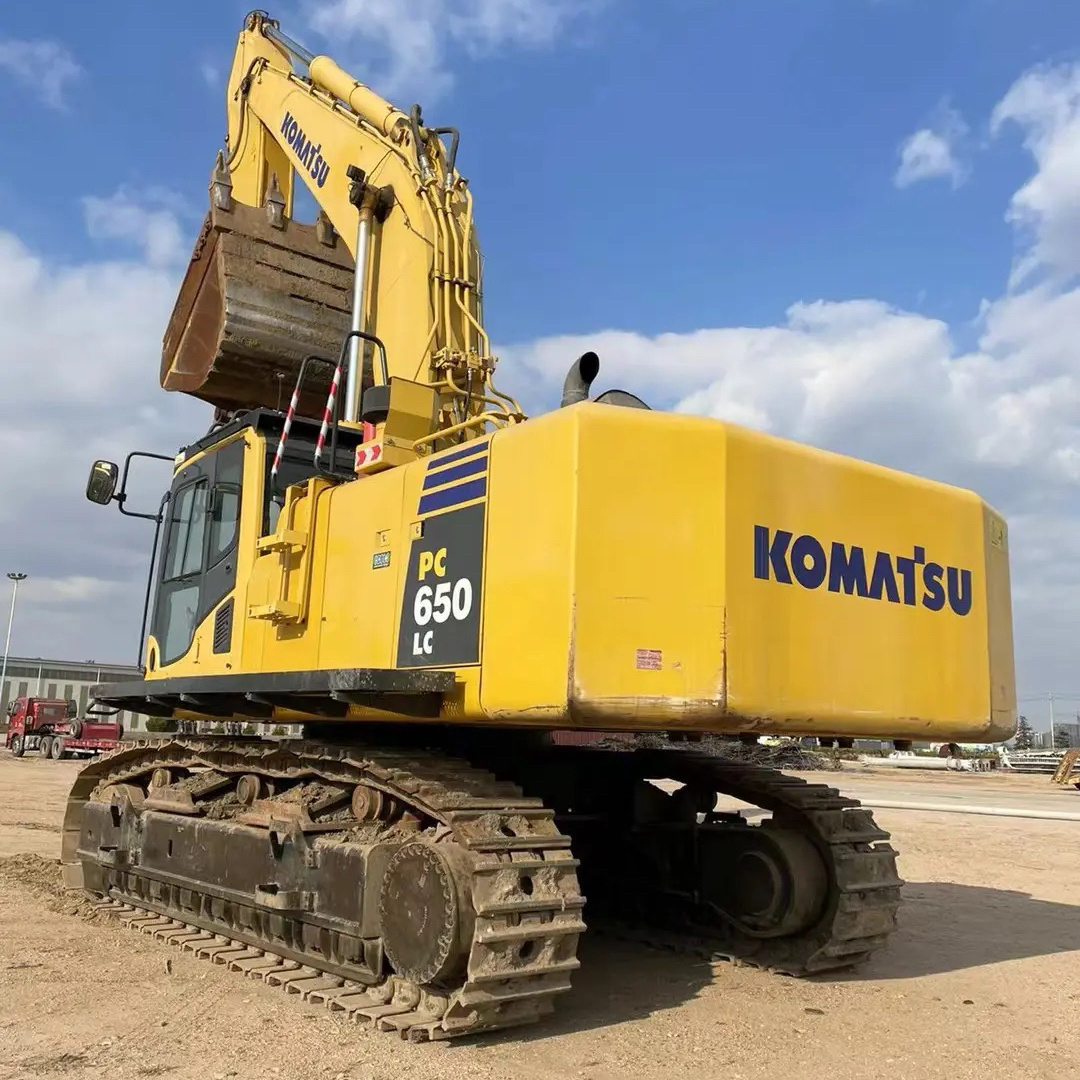 Used large excavator Komatsu PC650LC 65 tons hydraulic crawler large backhoe excavator good price bulldozer loader