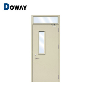 Interior one two three hour fire rated door single leaf metal steel material fireproof doors