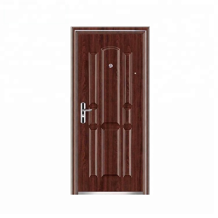 Ornamental fireproof wrought iron interior door