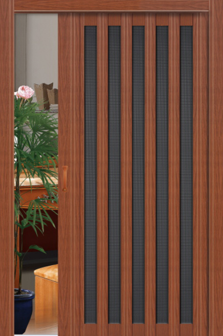 China manufacturer  PVC sliding accordion doors PVC folding door  plastic door with lock