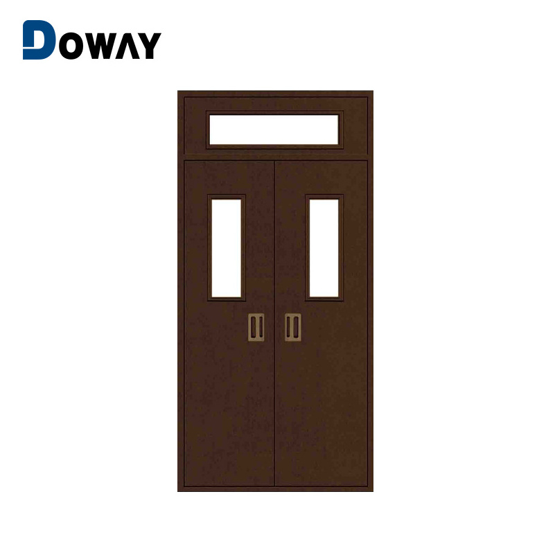 Interior one two three hour fire rated door single leaf metal steel material fireproof doors