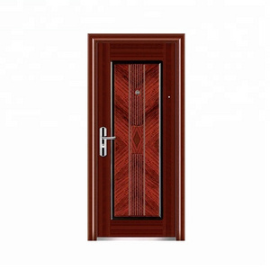 Ornamental fireproof wrought iron interior door