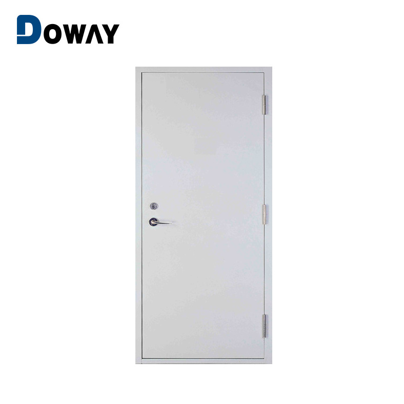 Interior one two three hour fire rated door single leaf metal steel material fireproof doors