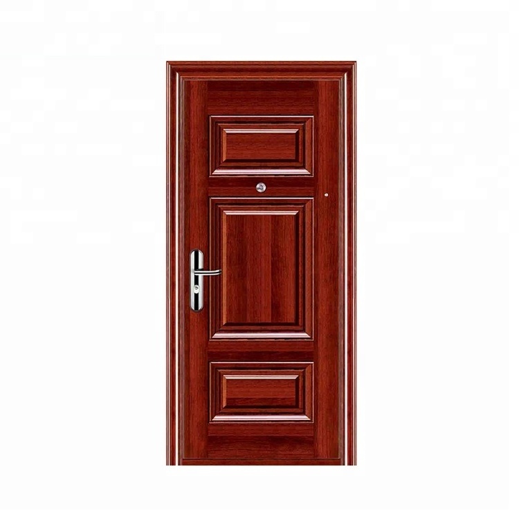 Exterior safety main security reinforced iron door