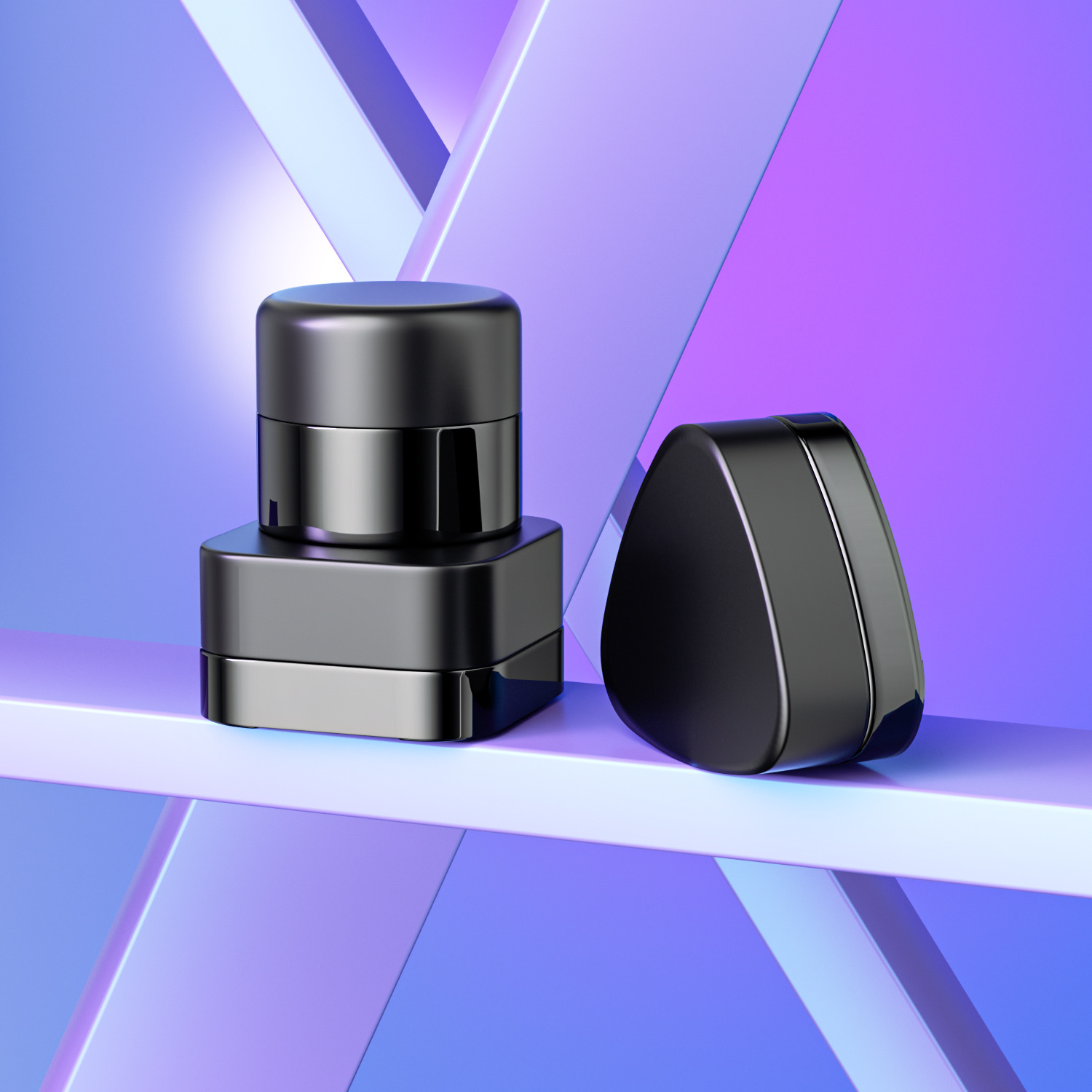 Cheap Price 3g 5g 7g 9g UV Violet Black Child Resistant Wax Stash Smell Proof Container Mini Child Proof Uv Concentrate Jar