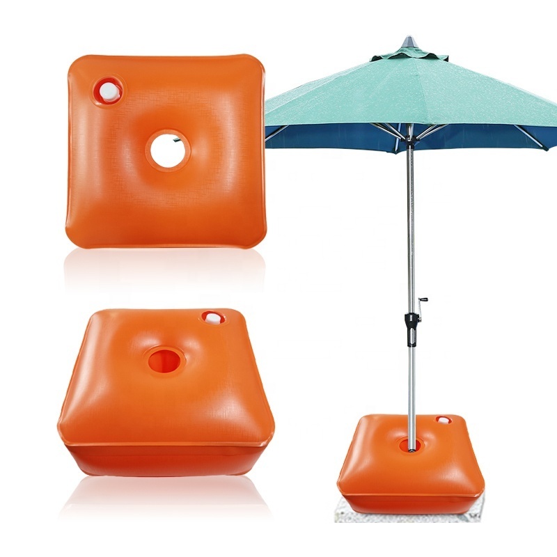 Dreamstone Wholesale PVC Sun Beach Umbrella Tent Fixed Base Flagpole Water Filled Weight Bag Patio Umbrella Stand Base